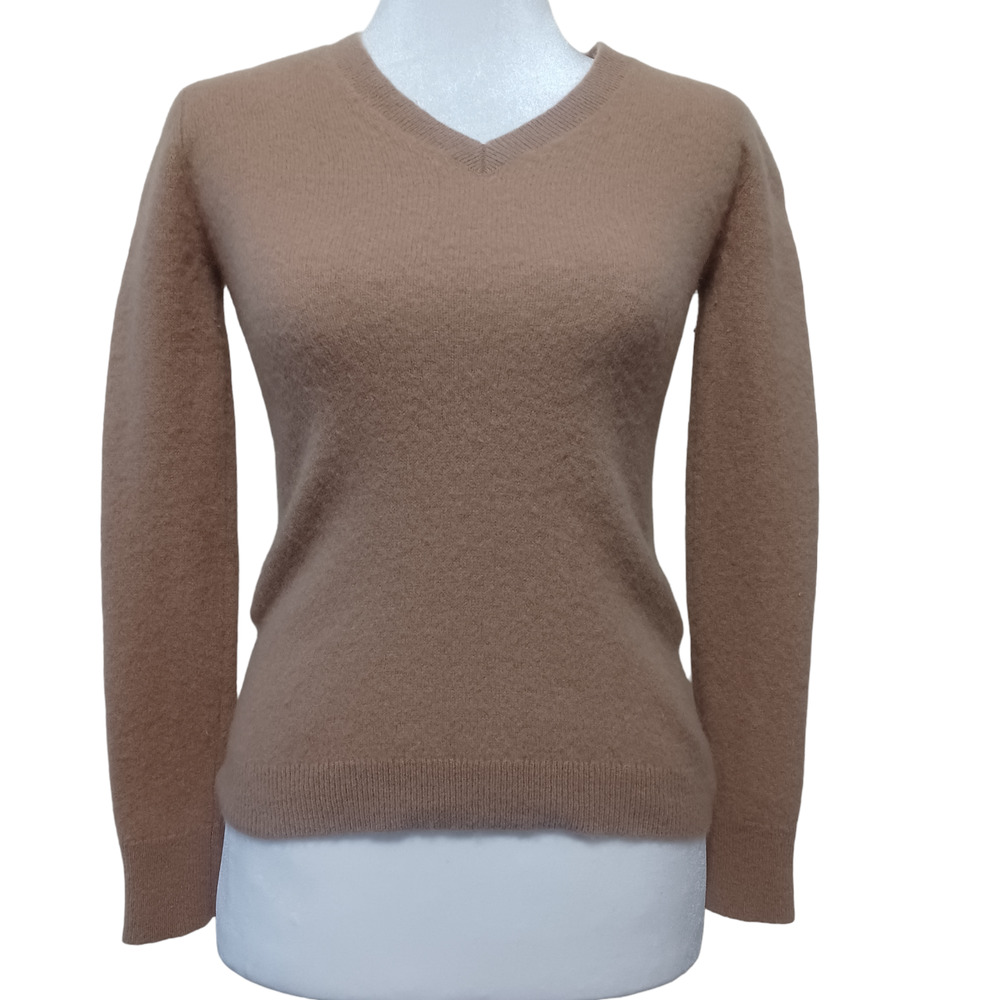 Nordstrom V-Neck Fleece Sweater Size S